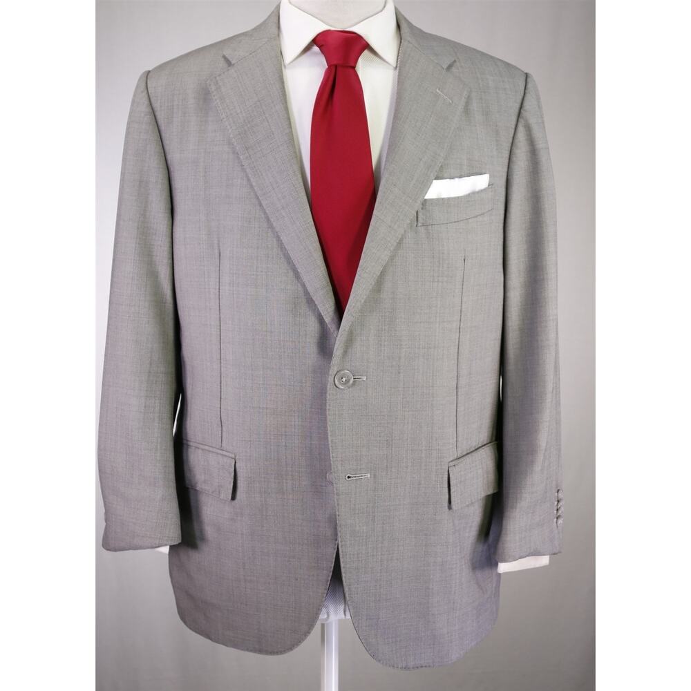 Corneliani Solid Light Gray 2-Btn Flawless Wool L… - image 2